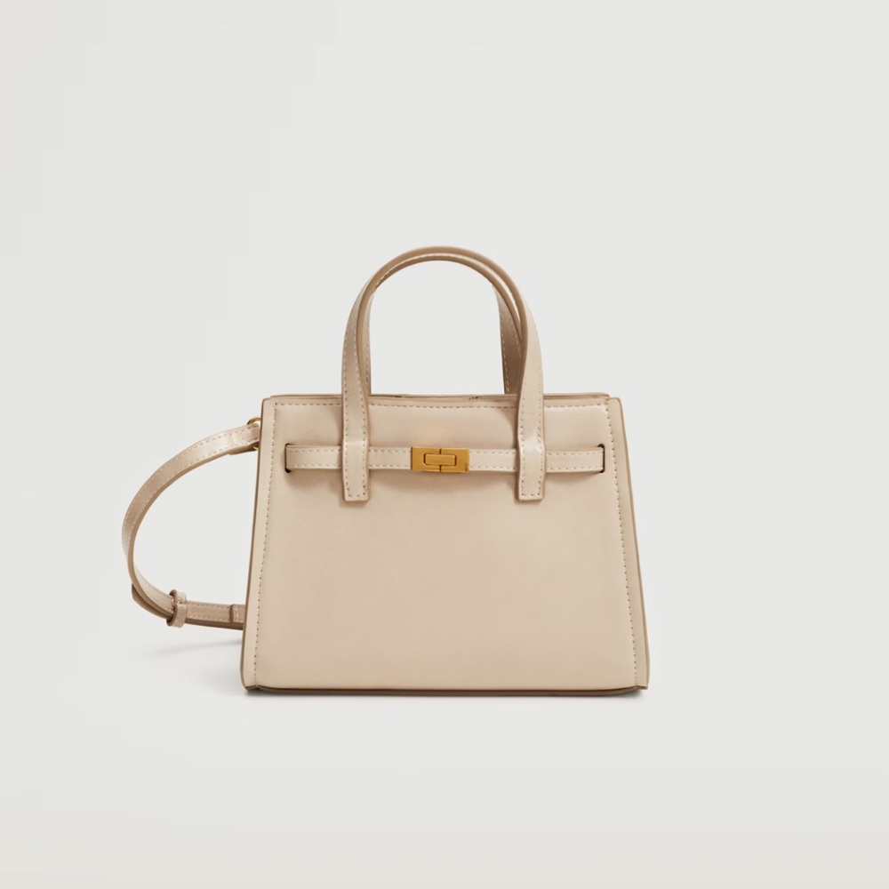 Mango mini shopper bag